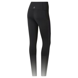 Reebok Yoga Ombre Tights Damen - Schwarz - DE 523-GXZ